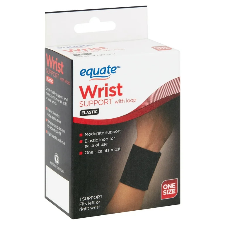 Equate Elastic Wrist Support with Loop, One Size | Walmart (US)
