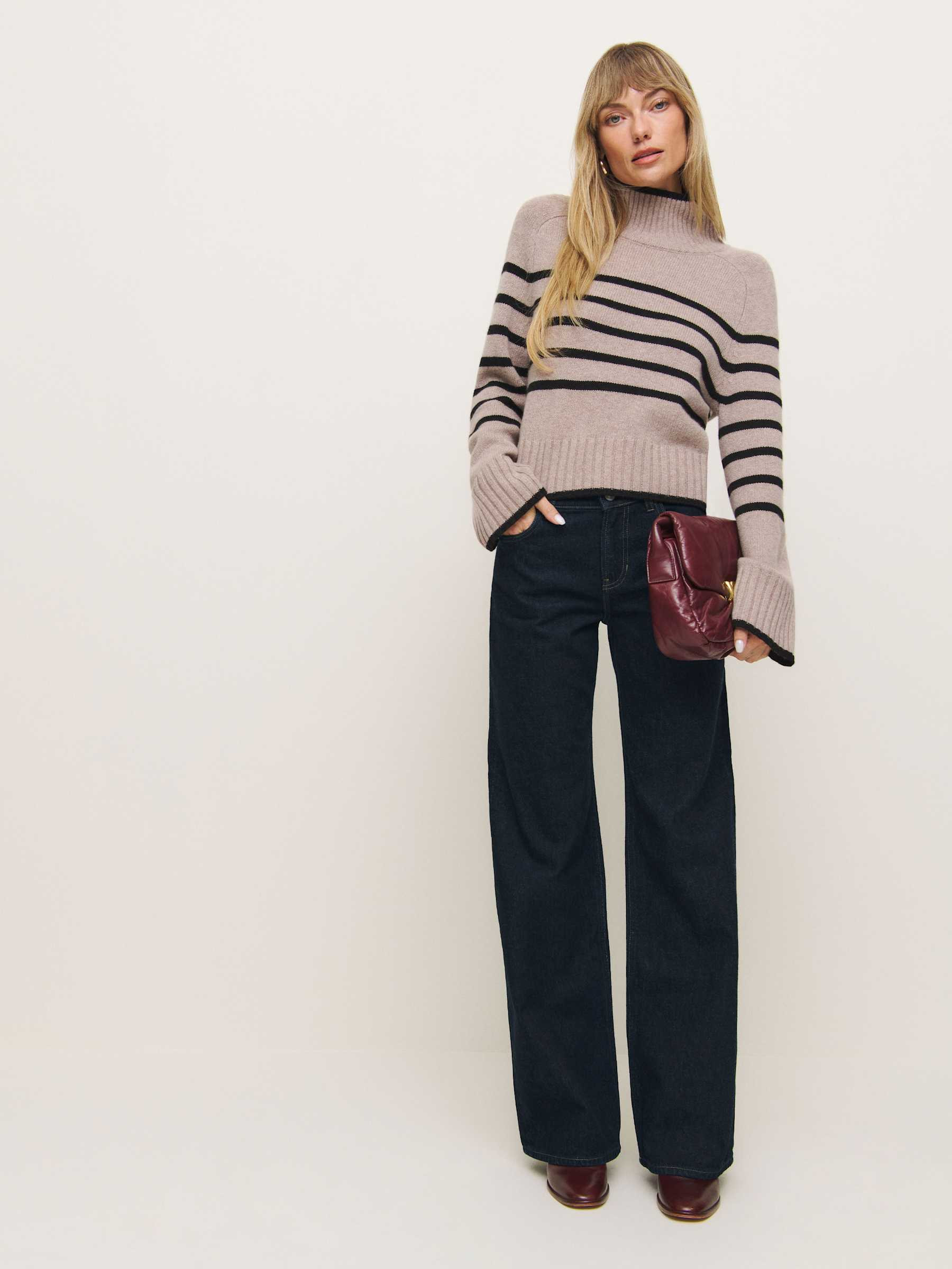 Cary Low Rise Slouchy Wide Leg Jeans | Reformation (Global)