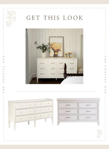 Get This Look
Obsessed with this dresser in our coastal home! Shop these similar dressers to achieve this look in your coastal home  

#LTKhome #LTKstyletip