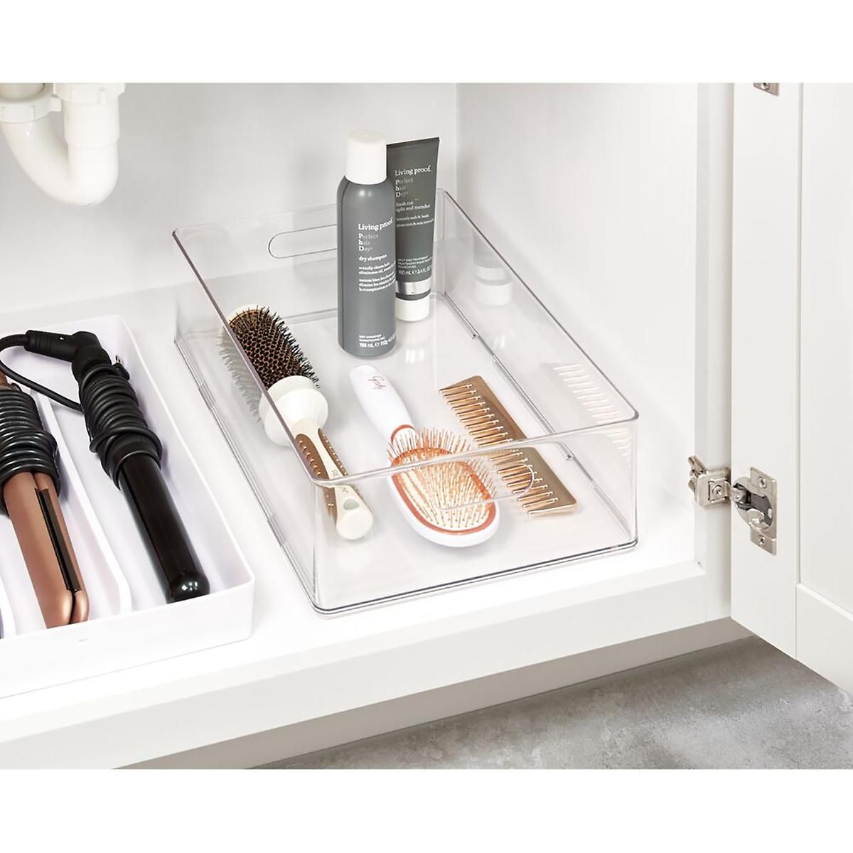 The Home Edit by iDesign Stackable Hair Tool Bin | The Container Store