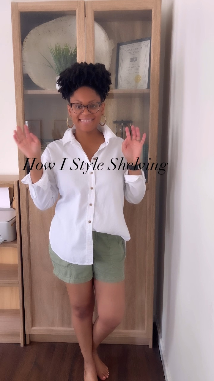 See how I decorate shelving with books, faux plants, and other affordable home decor for your space!
#shelving #bookcase #honedecor

#LTKHome #LTKStyleTip #LTKFindsUnder100