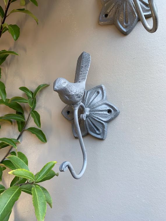 Bird Wall Hook Home Decor for the Home Towel Holder Gray | Etsy | Etsy (US)