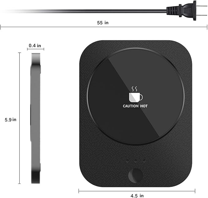 Berfee Coffee Mug Warmer, Smart Timing Function Warmer with Three Temperature Settings & Auto Shu... | Amazon (US)