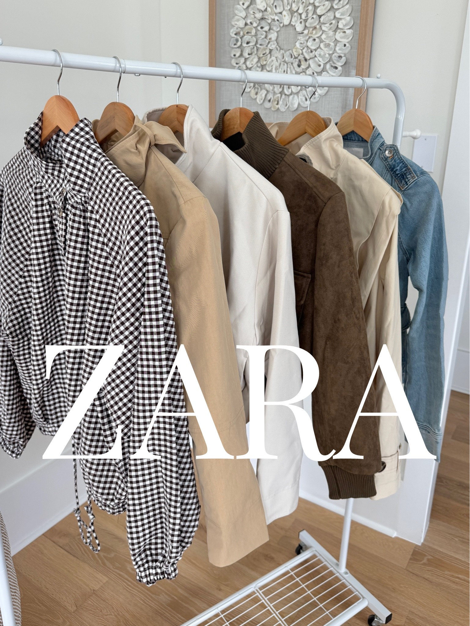 Zara fall jackets.