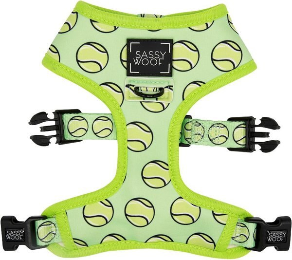 Sassy Woof Reversible Dog Harness, Serving Up Sass, Yellow | Chewy.com