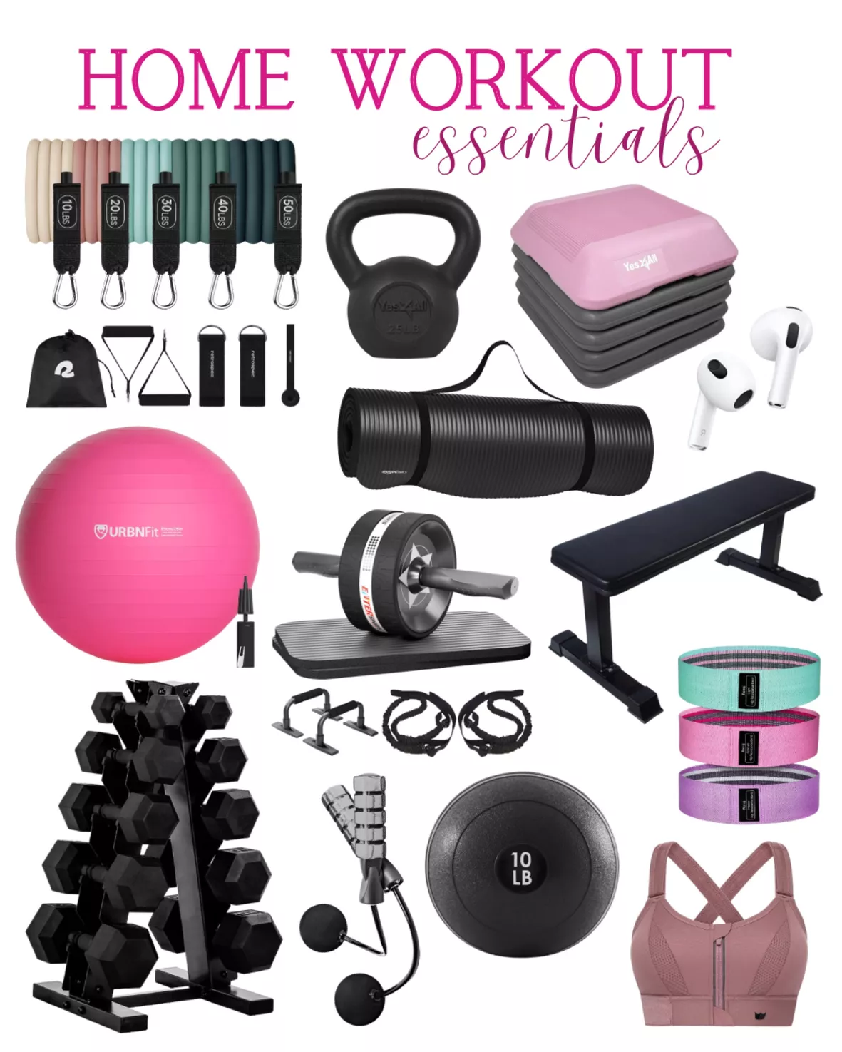 Home workout: Our kit essentials for everything from weights to