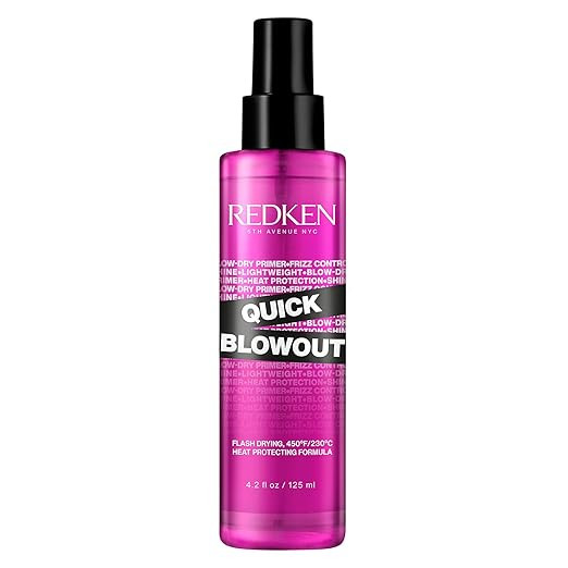 Redken Quick Blowout Heat Protectant Spray For All Hair Types - Smooths & Adds Shine, Lightweight... | Amazon (US)