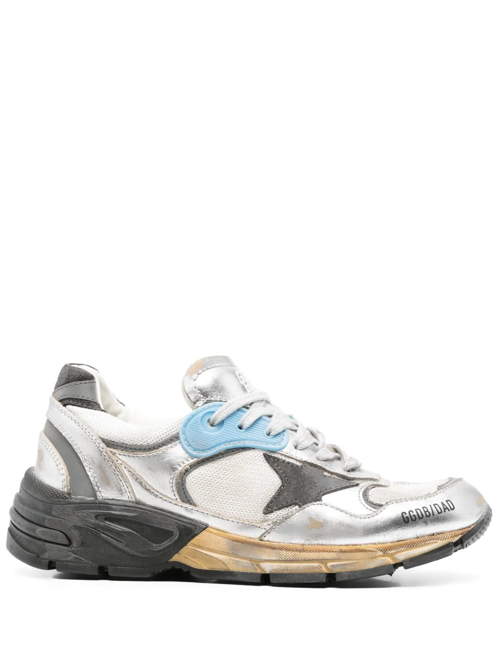 Golden Goose Running Dad sneakers - Silver | Farfetch Global