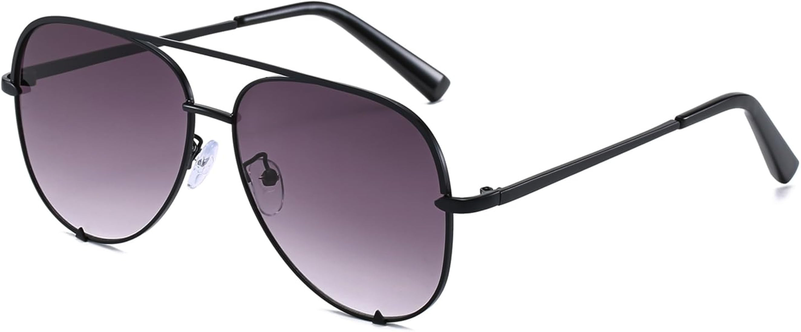 Oversized Aviator Sunglasses for Women Men Classic Polarized Sun Glasses Vintage Pilot Metal Shad... | Amazon (US)