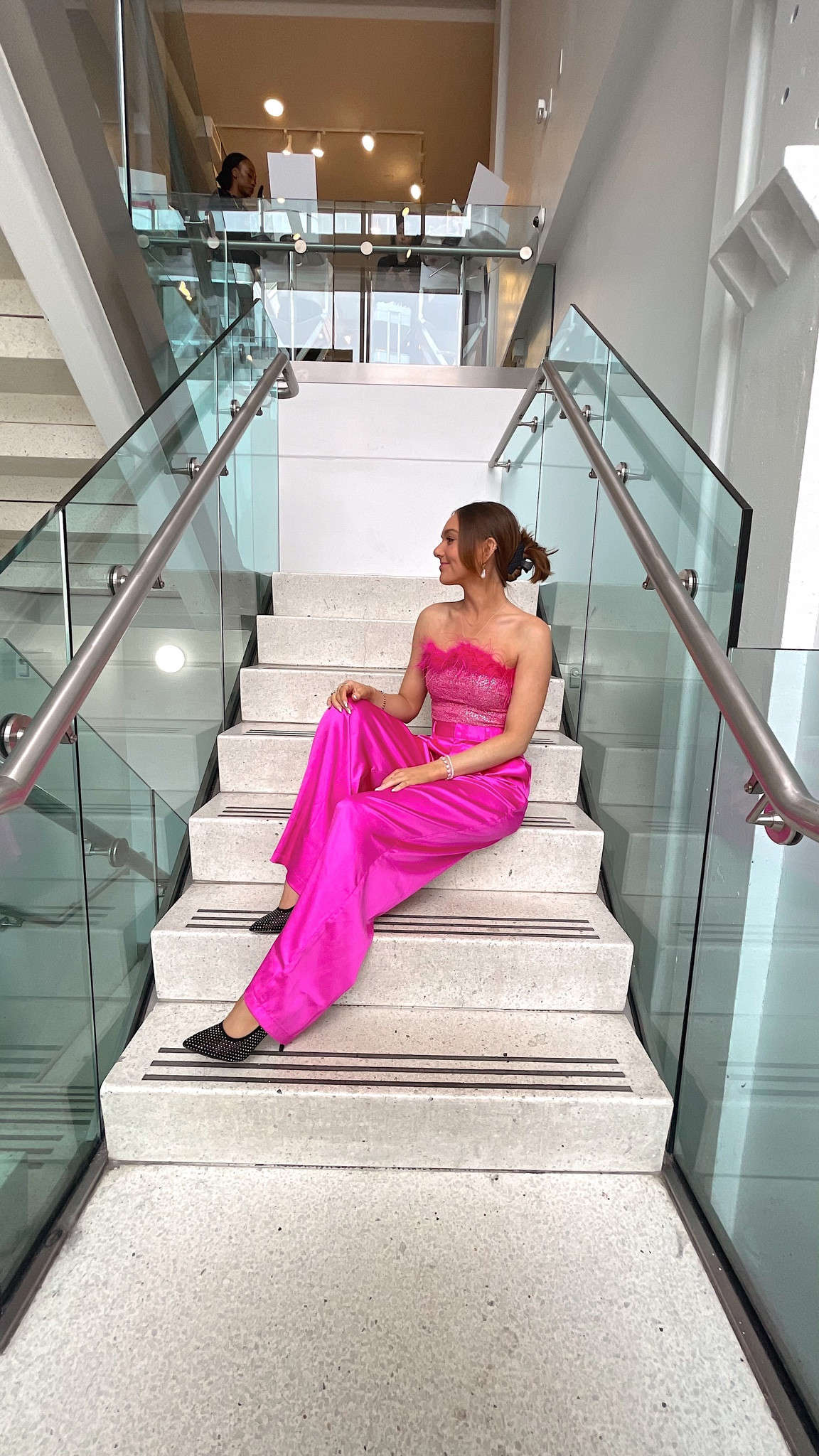 The perfect outfit for Valentine’s Day, galentines, or a night out. These statement pants and cute heels are so fun. 💖🪩💄

#LTKshoecrush #LTKparties #LTKSpringSale