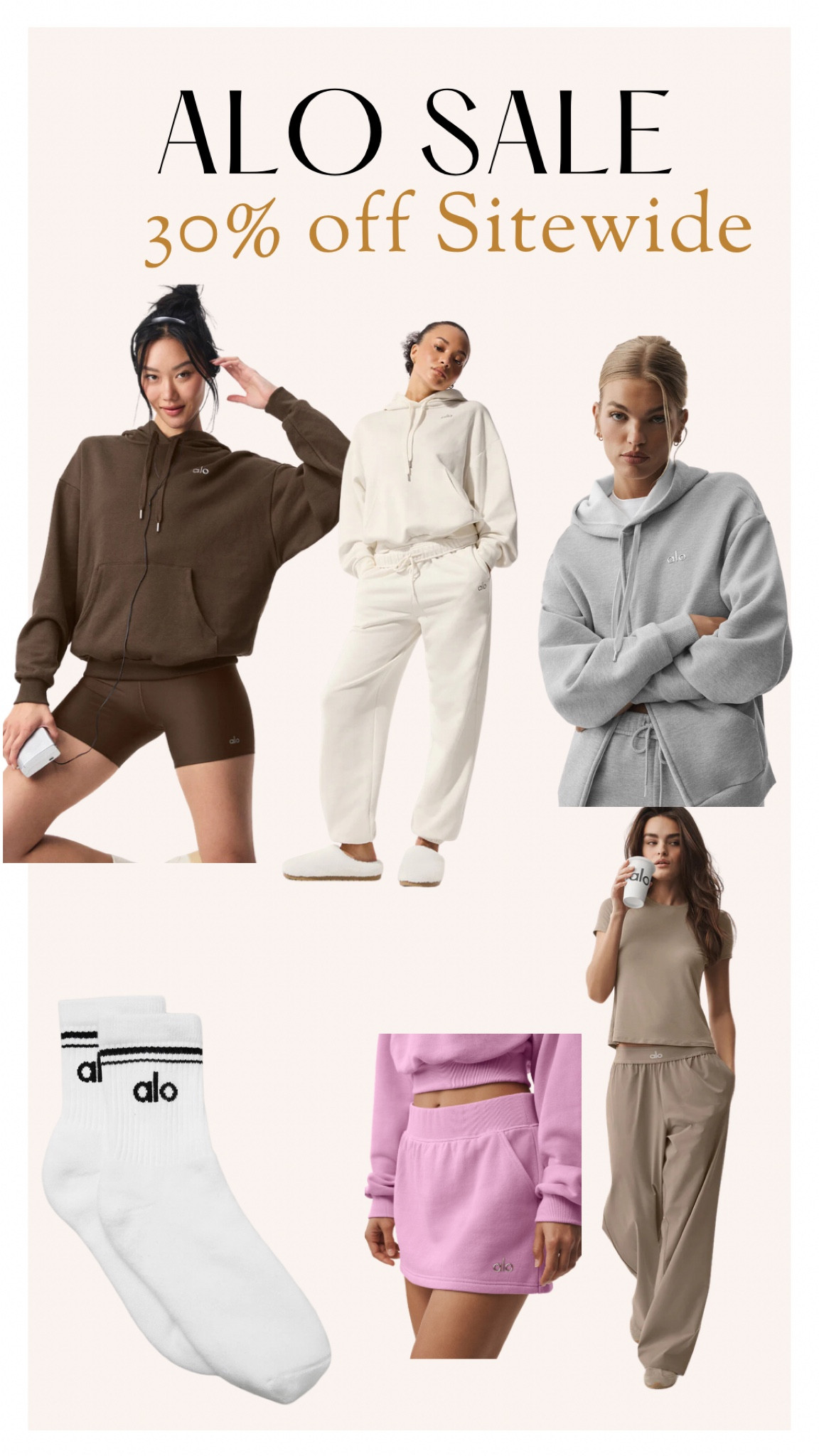 30% off Alo
Alo 
Workout clothes 
Mother’s Day 

#LTKActive #LTKfitnessgoals #LTKMothersDay