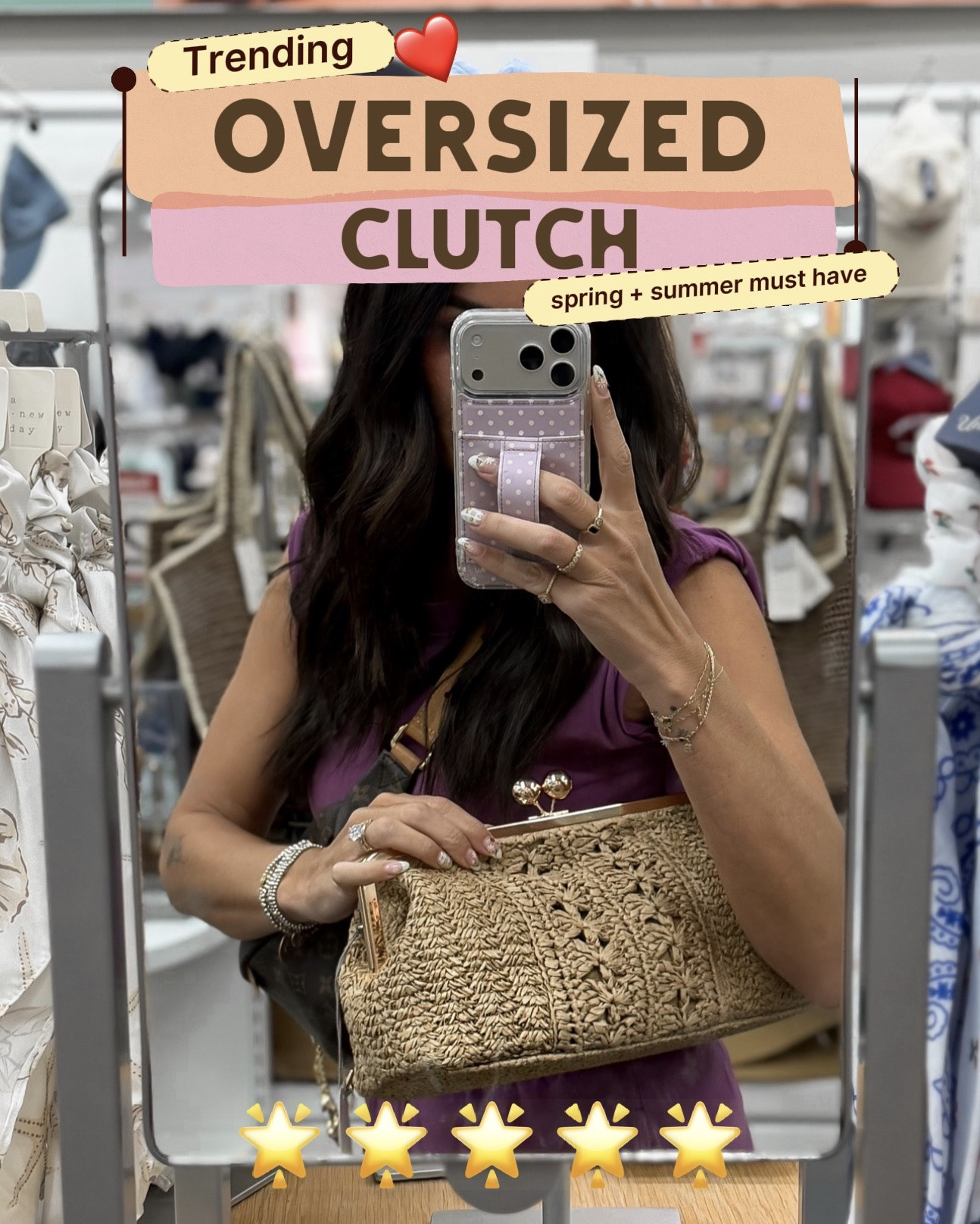 Oversized clutches are trending! These are so cute from Target

#LTKootd #LTKdayinmylife #LTKgrwm