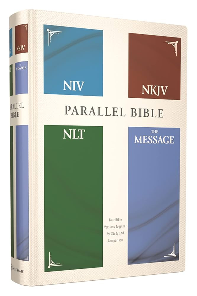 NIV, NKJV, NLT, The Message, (Contemporary Comparative) Parallel Bible, Hardcover | Amazon (US)
