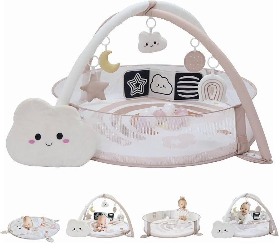 6-in-1 XL Play Mat & Play Gym, Baby Gym, Baby Activity Gym, Sensory Exploration and Motor Skill D... | Amazon (US)