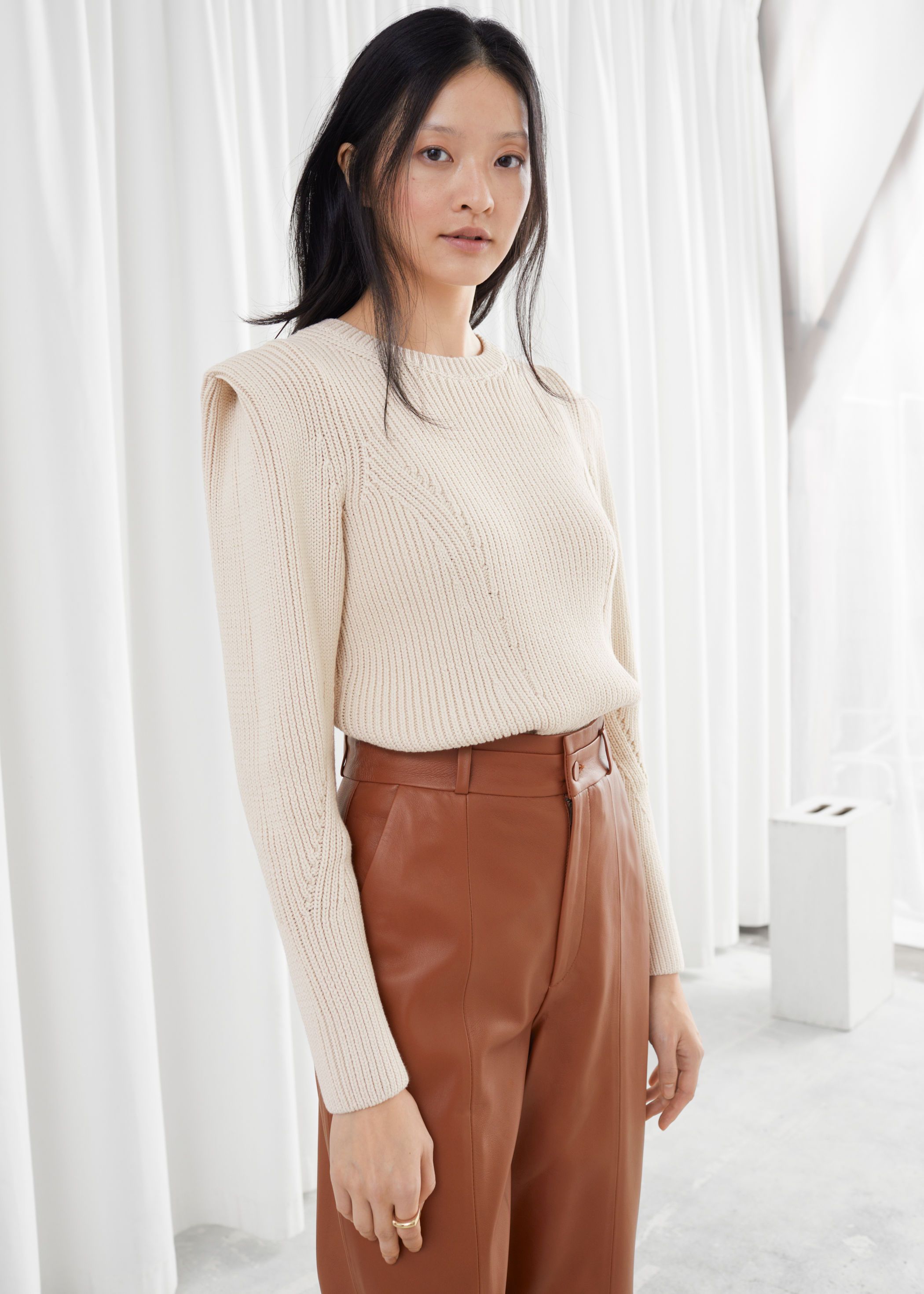 Structured Ribbed Knit Sweater | & Other Stories (EU + UK)