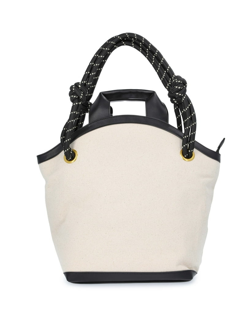 Free Assembly Women's Canvas Tote Bag, Natural | Walmart (US)