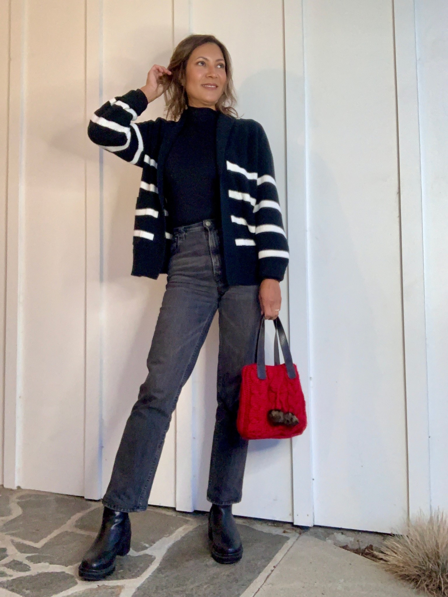 Winter outfit Idea!
It’s true I wear black all year long, and December is no exception.  My exact pieces are sold out so I’m linking similar for you to recreate the look, including some best selling Levis for women currently on sale.

#LTKootd #LTKSaleAlert #LTKOver40