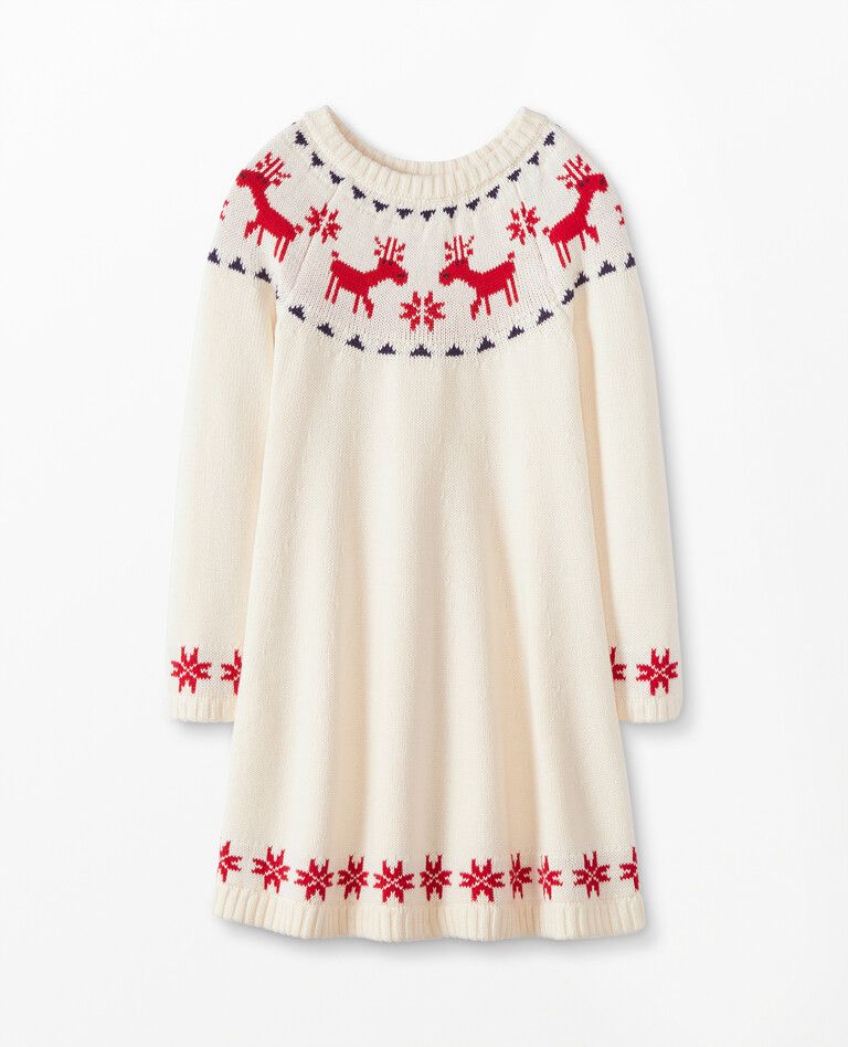Holiday Sweater Dress | Hanna Andersson
