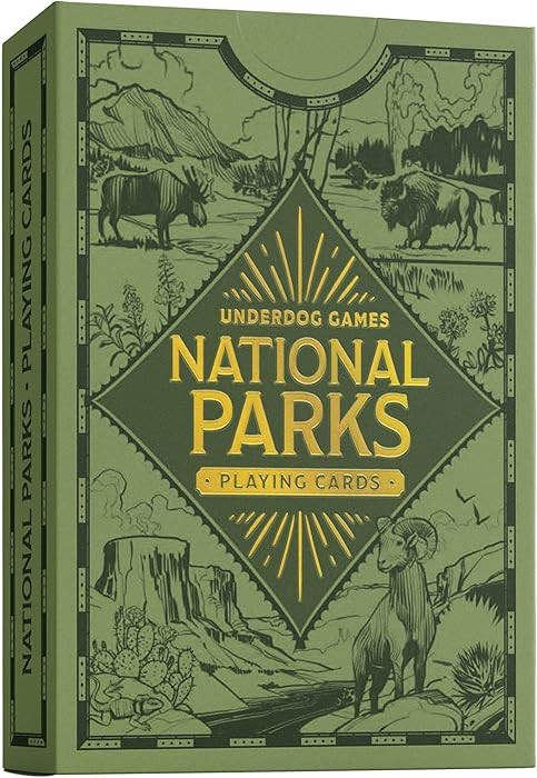 Underdog Games National Parks Themed Playing Cards | 52 Pieces of Stunning Custom Art | Unique Pa... | Amazon (US)