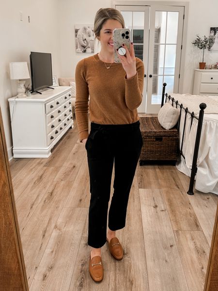 Monday Work Outfit ✨
Shopped my closet but found similars for my sweater and pants
Sweater- similar runs tts (I wear xs)
Pants- similar runs tts (I wear 00P)
Mules-size down if in between sizes 
Workwear/ business casual/ simple work outfit 

#LTKunder100 #LTKsalealert #LTKworkwear