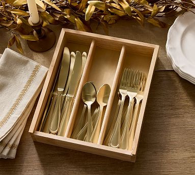 Caterer's Box Stainless Steel 36-Piece Flatware Set | Pottery Barn (US)