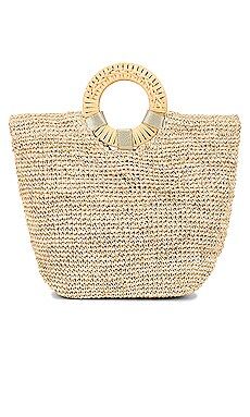 florabella Gili Large Soft Tote in Almond & Silver from Revolve.com | Revolve Clothing (Global)