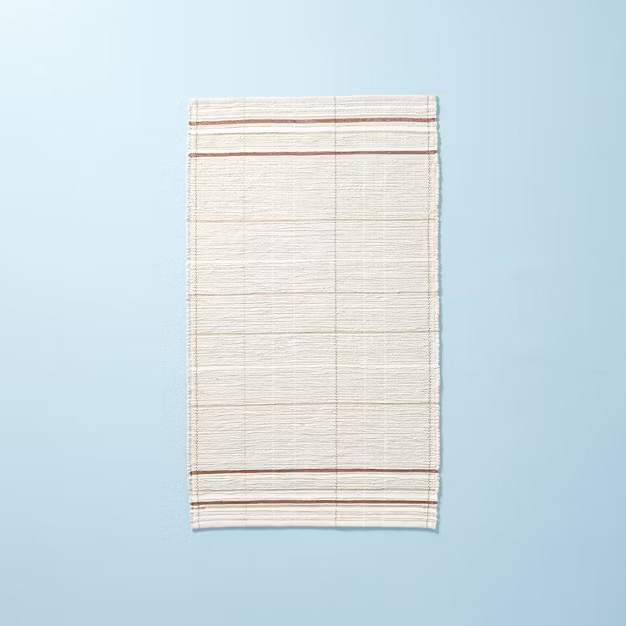 Scatter Stripe Rug Cream/Brown - Hearth & Hand™ with Magnolia | Target