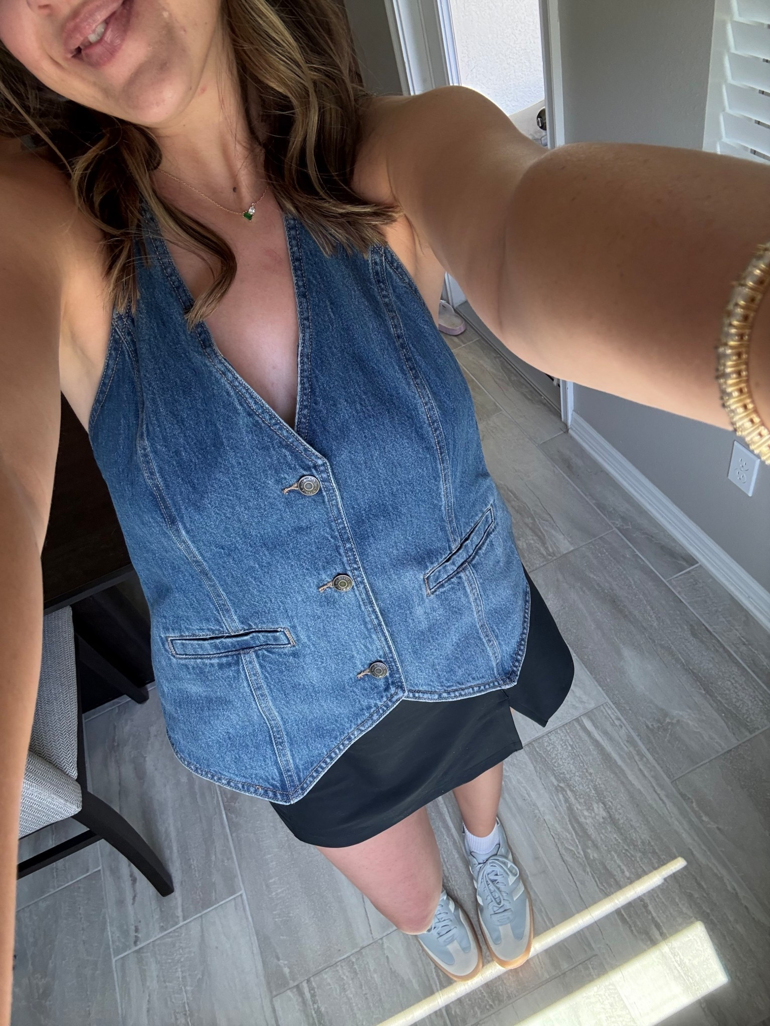 Jean vest from target!!