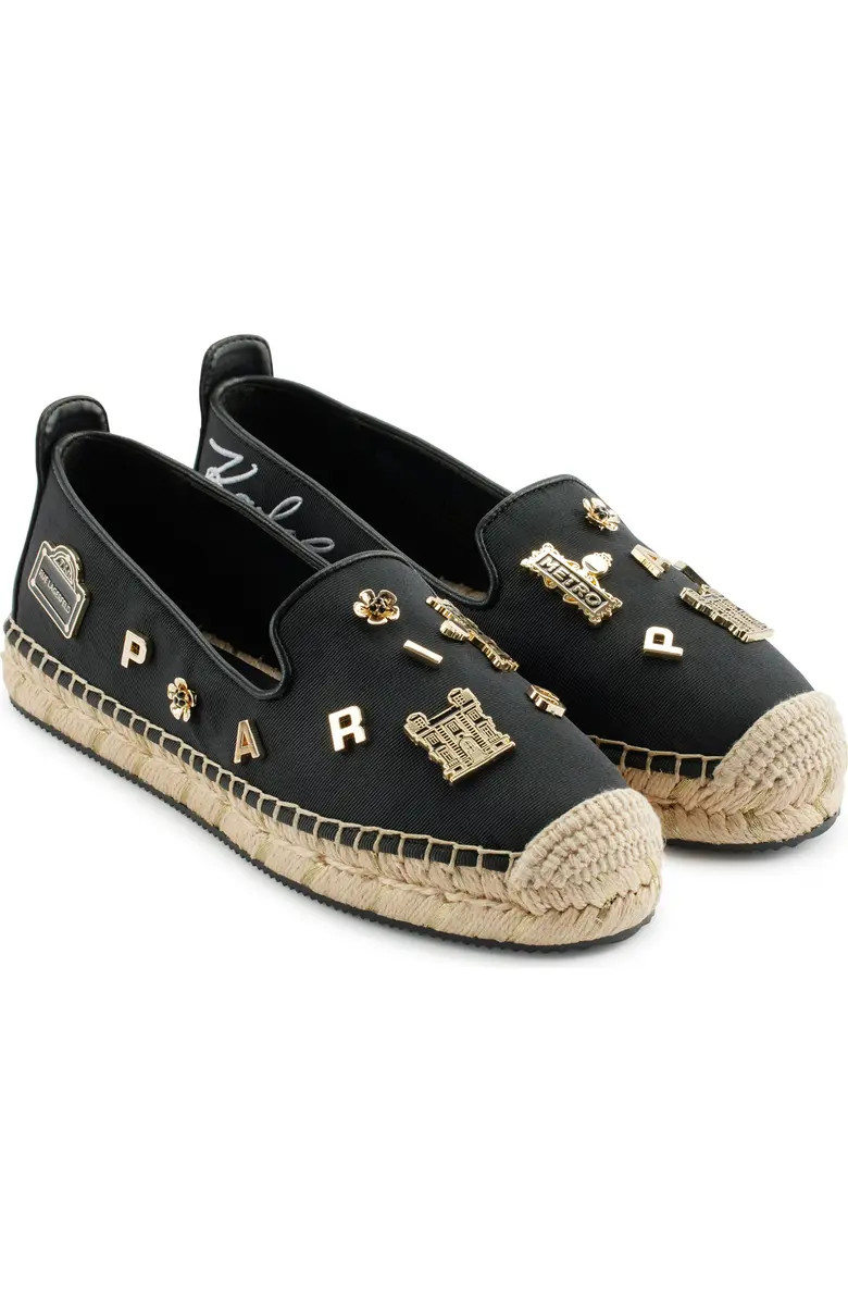 KARL LAGERFELD Michaela Espadrille Flat (Women) | Nordstrom | Nordstrom