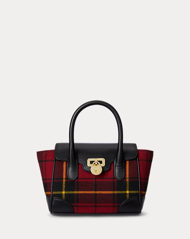 Plaid Twill Small Tanner Satchel | Ralph Lauren (UK)