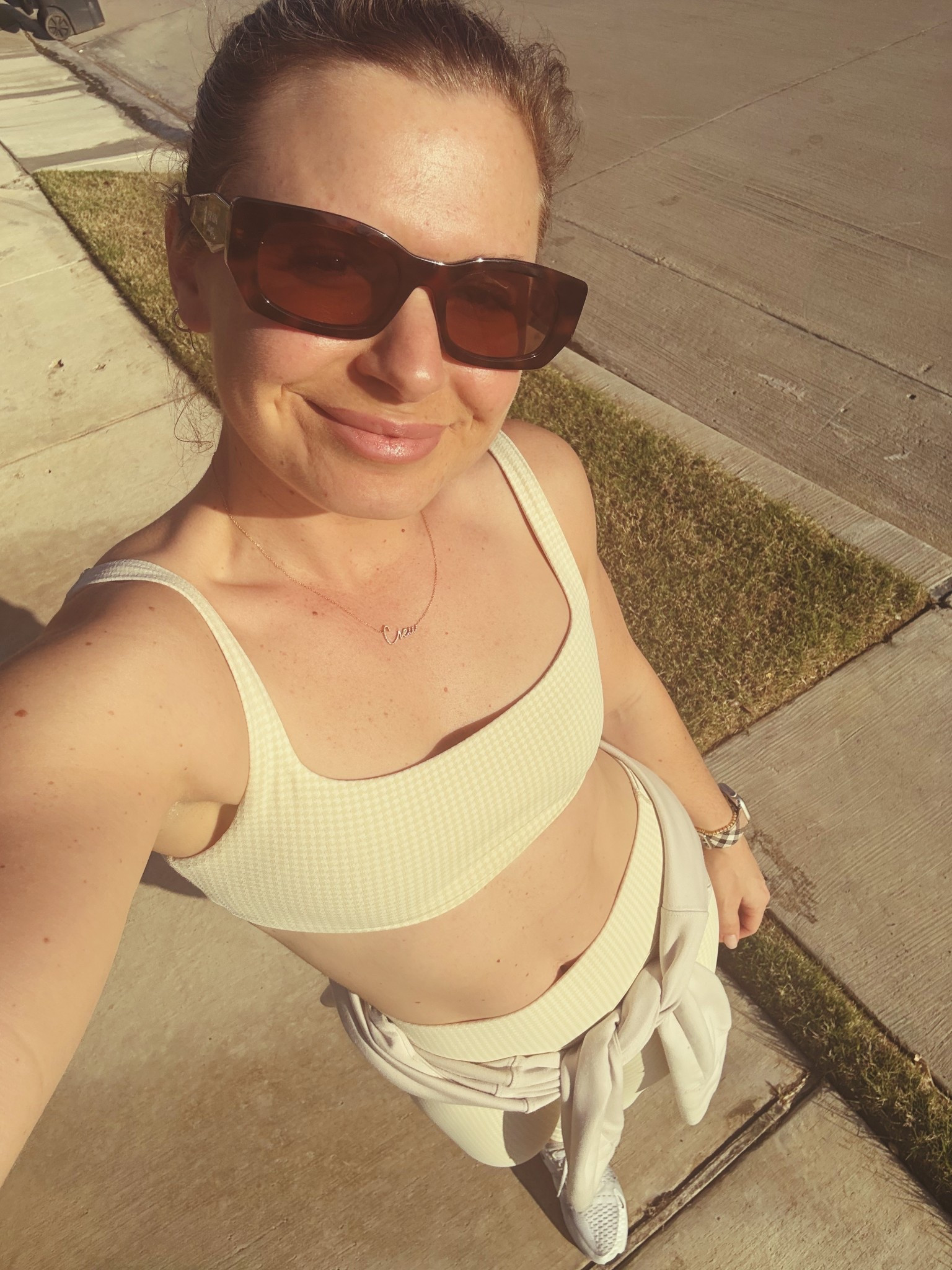 This new Vuori set 😍 love the subtle houndstooth detail

#LTKfitnessgoals #LTKmomlife #LTKActive