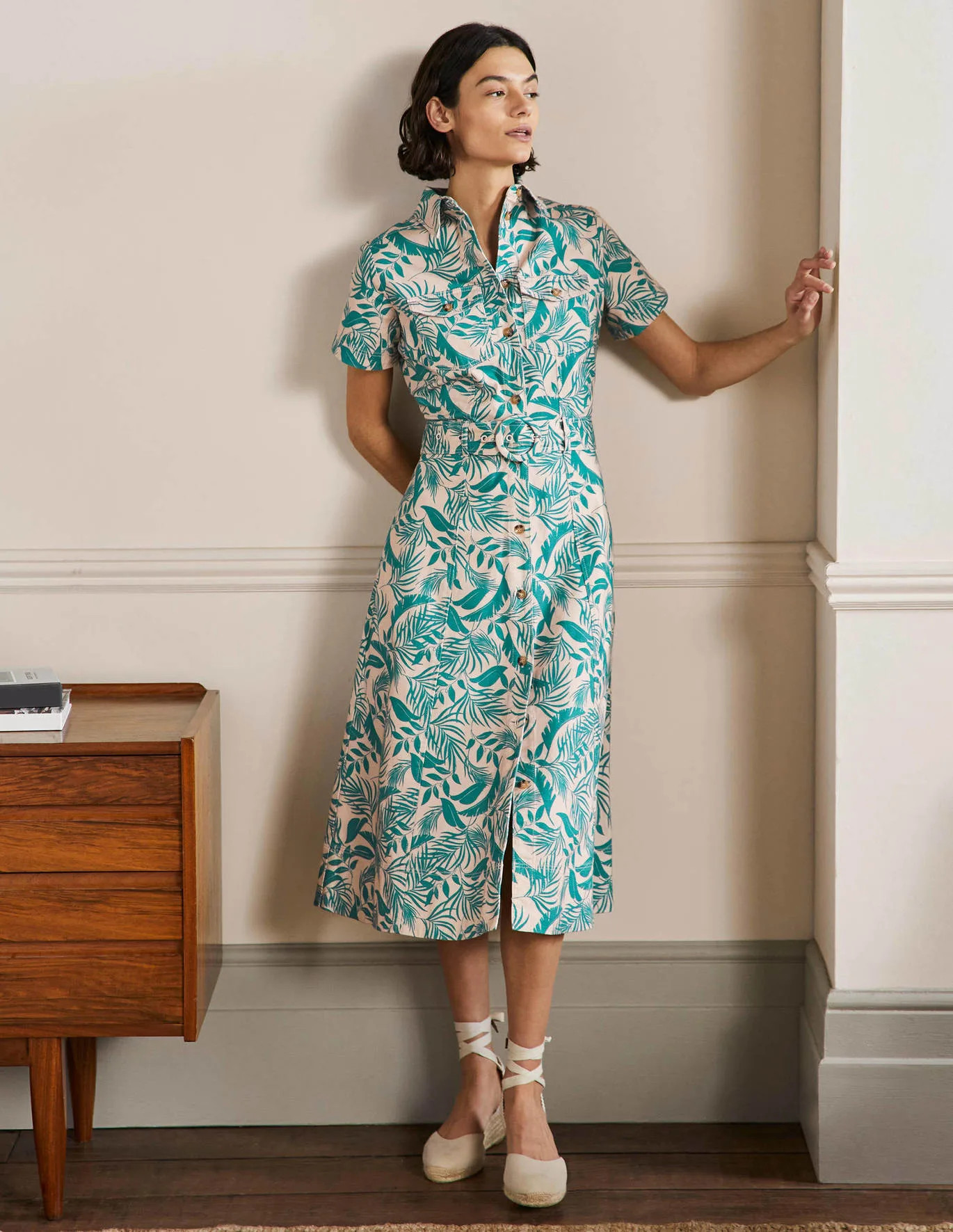 Belted Midi Shirt Dress | Boden (US)