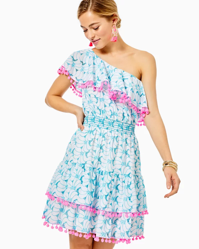 Addilyn One-Shoulder Dress | Lilly Pulitzer | Lilly Pulitzer