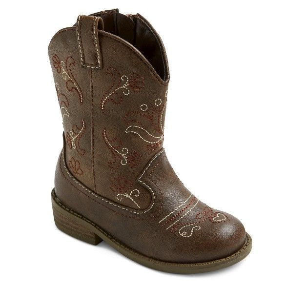 Toddler Girls' Chloe Classic Cowboy Western Boots - Cat & Jack™ | Target