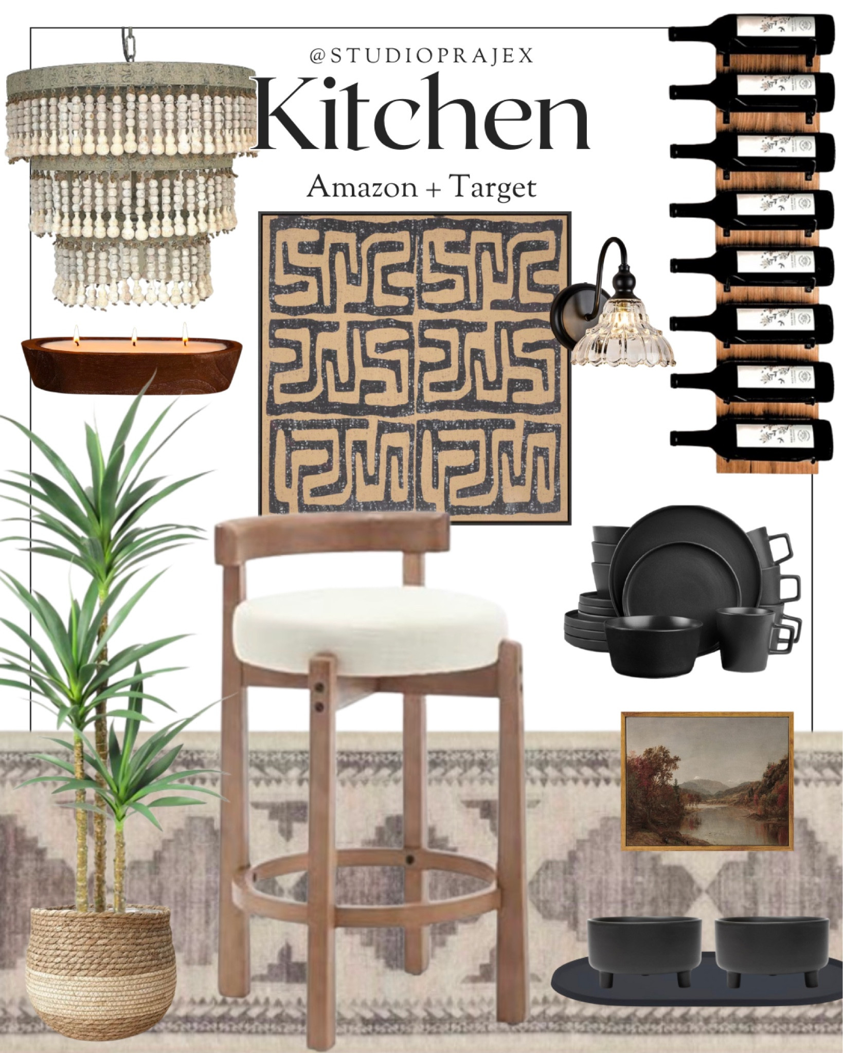 Home decor | home accents | Home | kitchen decor | home styling | neutral home | boho style | counter stool | wine rack | runner | chandelier | amazon home | target home | boho tropical | rattan | 

#LTKfamily #LTKhome #LTKstyletip