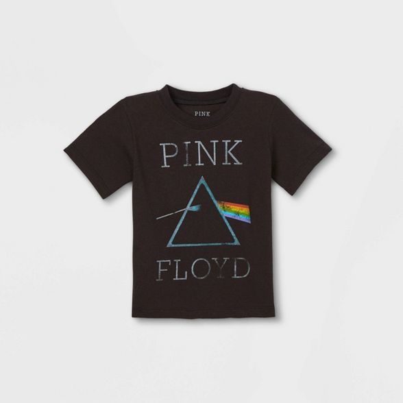Toddler Boys' Pink Floyd Short Sleeve Graphic T-Shirt - Black | Target