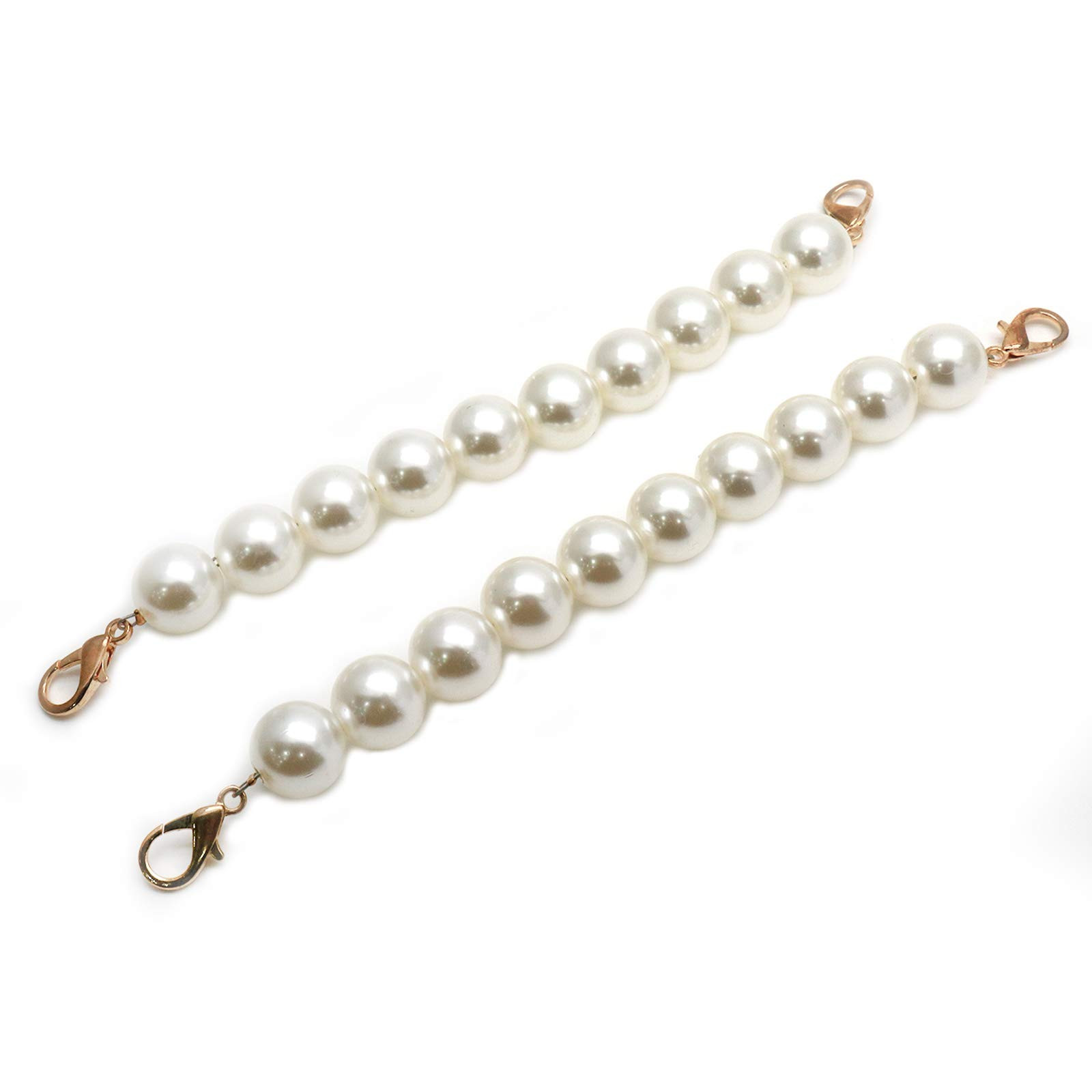 LC LICTOP DIY Round Imitation Pearl Bead Short Handle Replacement Chain Strap Handbag Chains Acce... | Amazon (US)