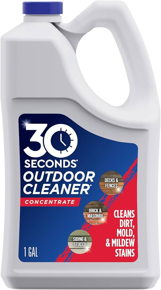 30 SECONDS Mold & Mildew Cleaner & Stain Remover Concentrate | 1 Gallon | Amazon (US)