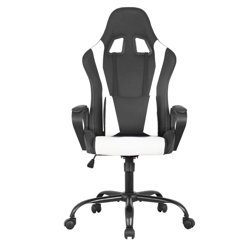 Inbox Zero Adjustable Reclining Ergonomic Faux Leather Swiveling PC & Racing Game Chair | Wayfair North America