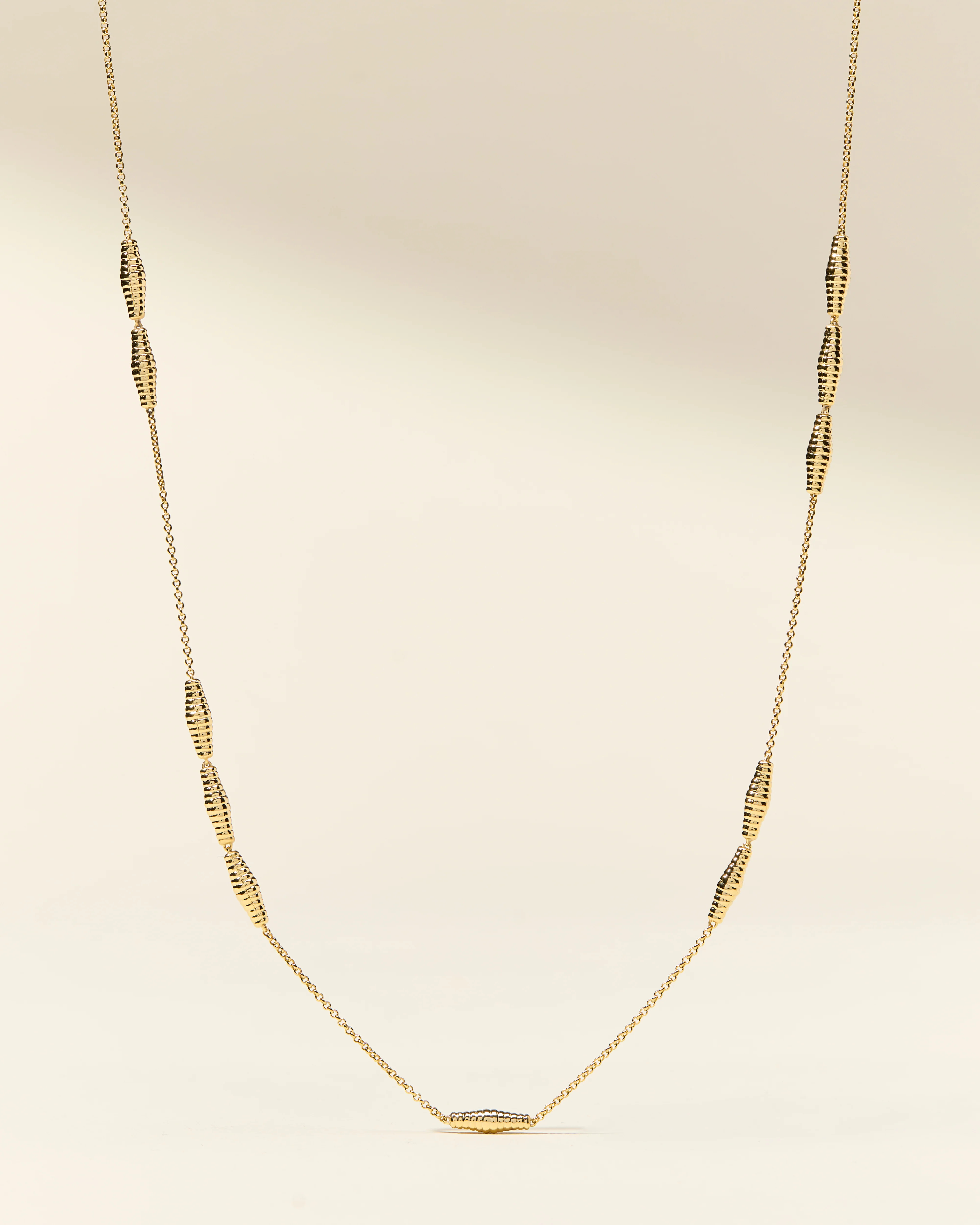Gold Croissant Necklace | claspe
