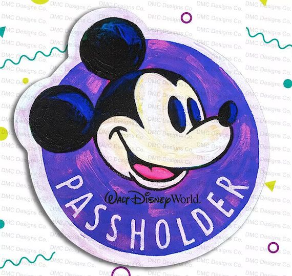 New Artful Mickey Annual Passholder Magnet at The Festival of the Arts AP Car Magnet (Copy) | Etsy (US)