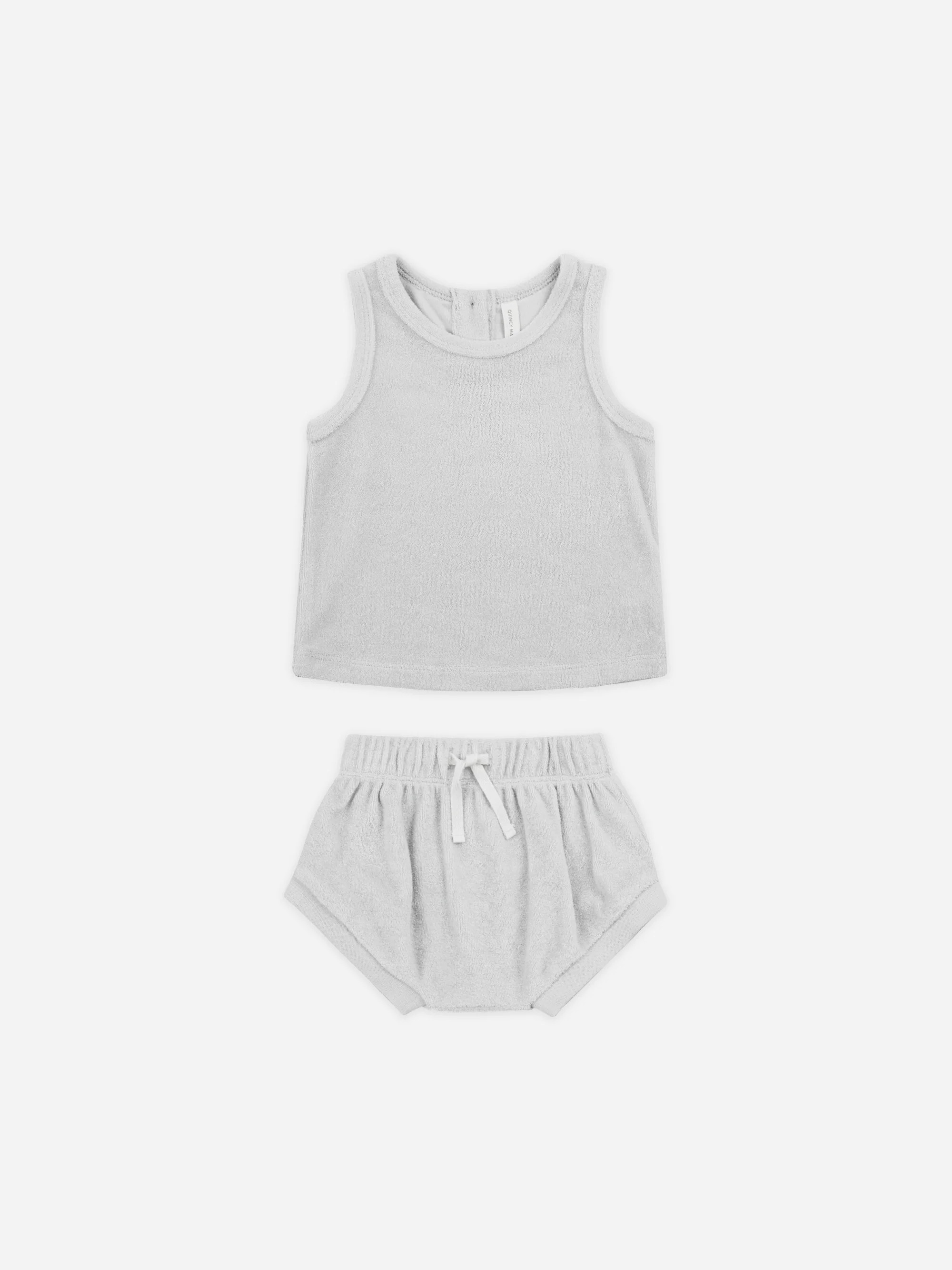 Terry Tank + Short Set || Cloud | Rylee + Cru