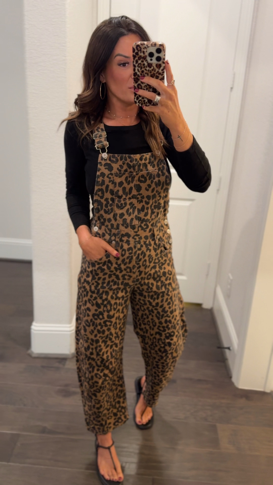 Wearing a small in these overalls! I’m 5”6 for reference! I’m usually a 0-2. 

Color: Leopard Khaki 

#LTKootd #LTKdayinmylife #LTKmomlife