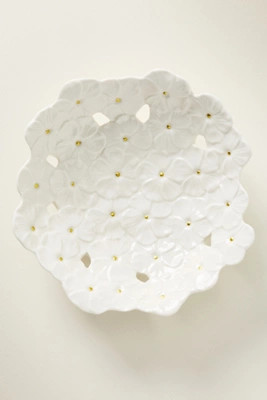 Flora Ceramic Flower Vessel | Anthropologie (US)