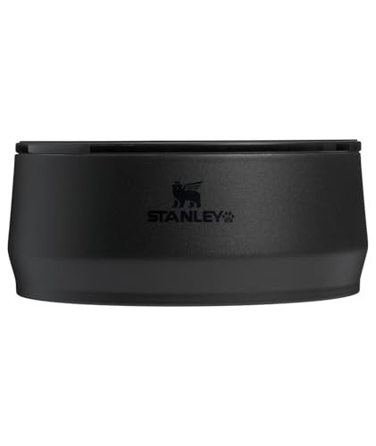 STANLEY Pet Bowl | 3-Cup (24 oz) Insulated Stainless Steel Dog & Cat Bowl | Splash-Resistant Lid | Dishwasher Safe | BPA-Free | Black 2.0 | Amazon (US)