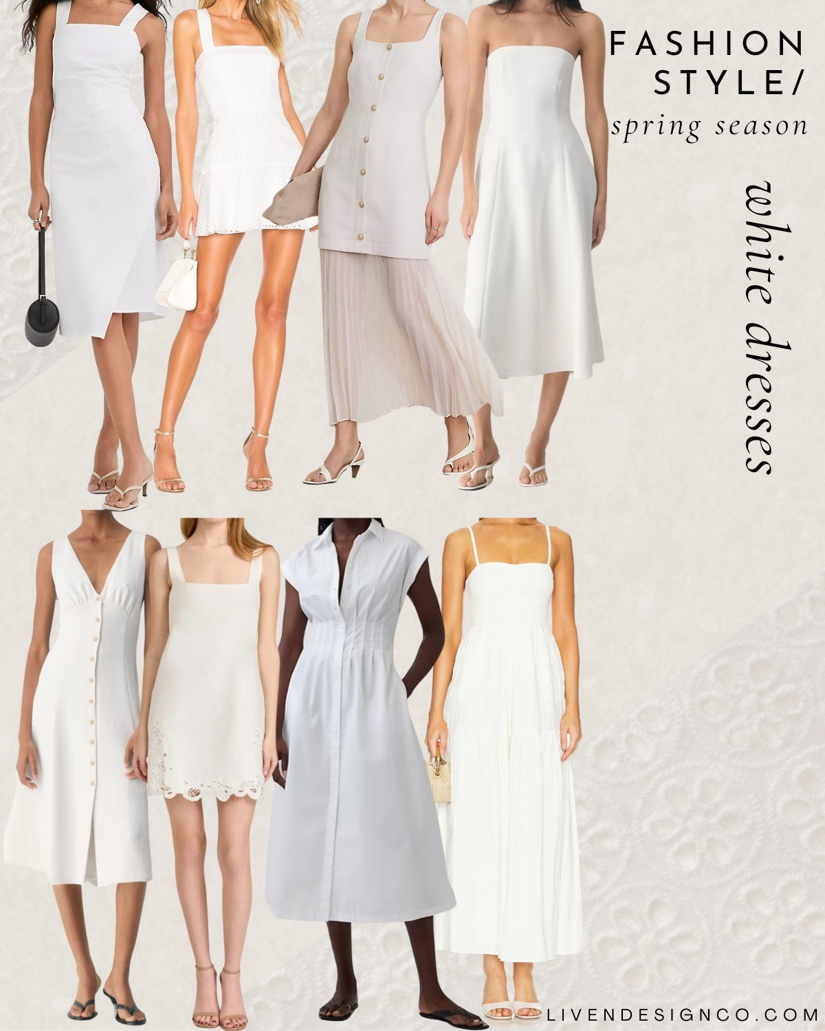 White dresses. Spring dress. Graduation dress. Midi dress. Linen dress. Shirt dress. Mini dress. Lace dress. 

#LTKSeasonal #LTKSaleAlert