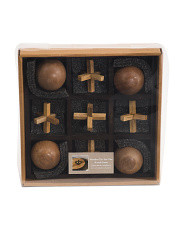 Decorative Wood Tic Tac Toe Game | Marshalls