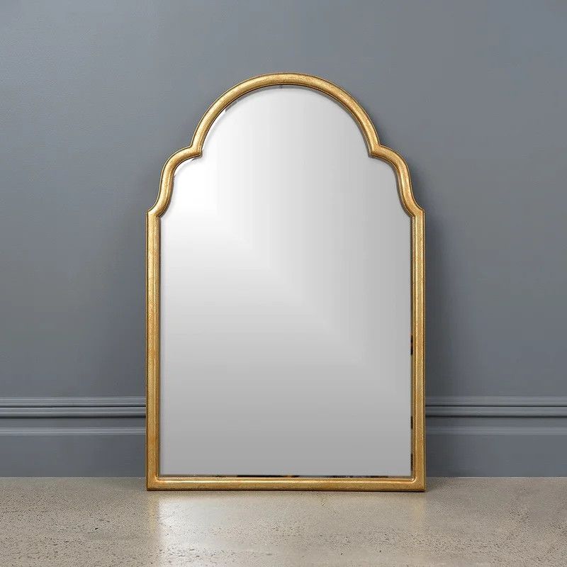 Perri Arch Wood Wall Mirror | Wayfair North America