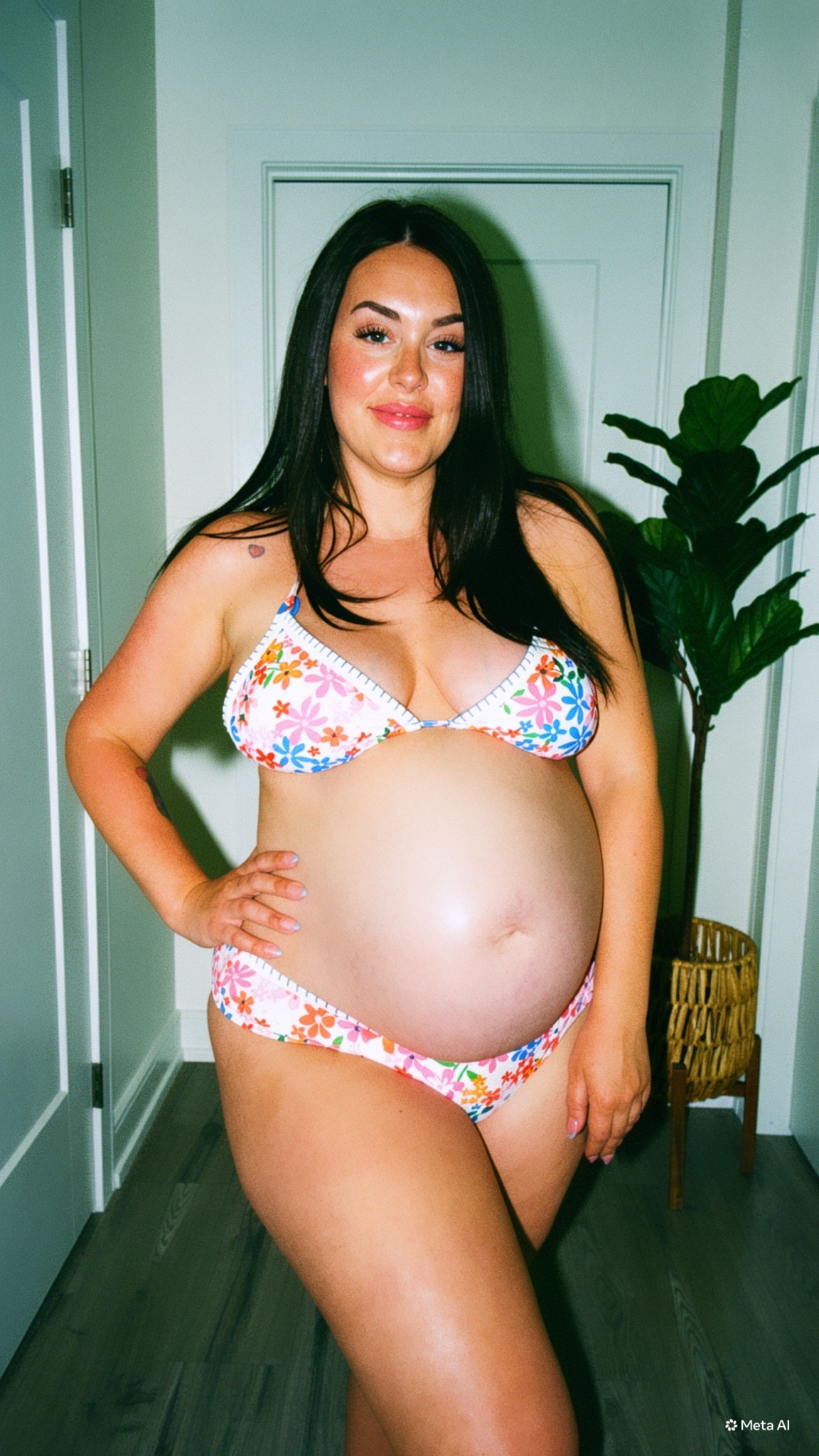 @Cupshe bikini at 30 weeks pregnant! Wearing an XL! I’m 5’4 and 195lbs

#LTKsummer #LTKswimwear #LTKplussize