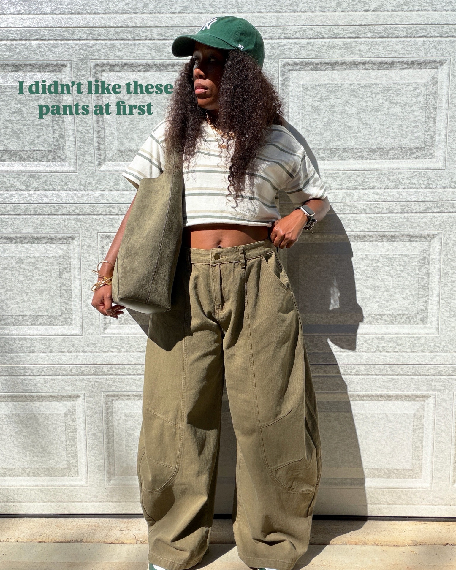 How to style baggy pants

#LTKootd #LTKOver40 #LTKPetite